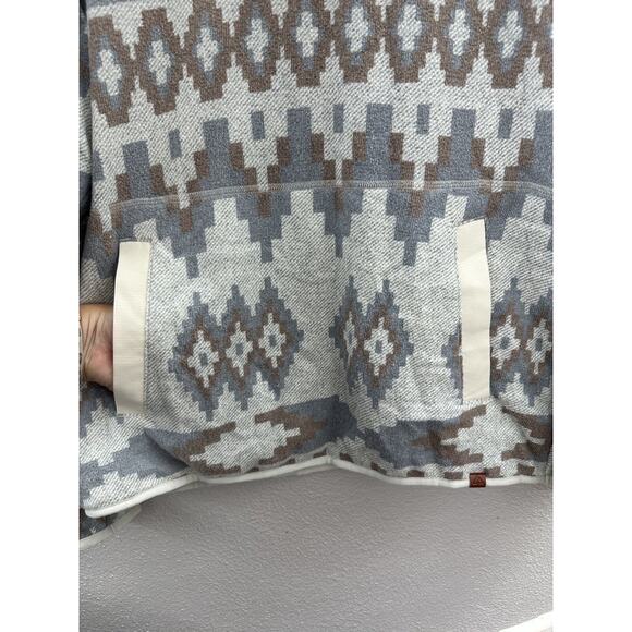 Mens Alpine Design Outlook Point Sweatshirt Size Medium 1/4 Snap Fleece Pullover - Picture 5 of 13